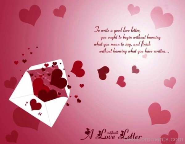 To Write A Good Love Letter-re440DEsI18