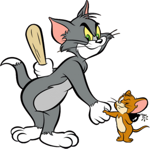 Tom And Jerry Playing Trick With Each Other