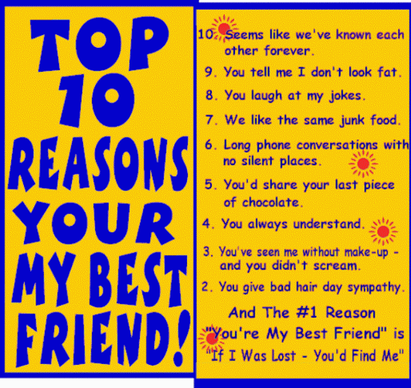 Top 10 Reason Your My Best Friend-DC013