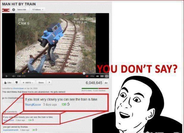 Train Is Fake