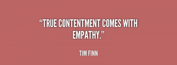 True Contentment Comes With Empathy-DC130