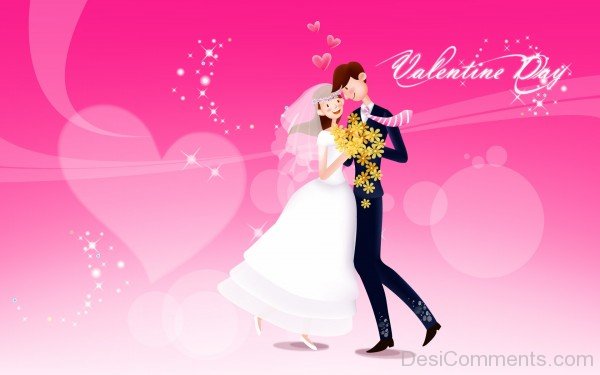 Valentine Day Sweet Couple Image-vcx323-DESI21