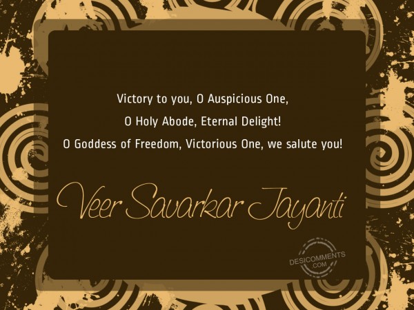 Veer Savarkar Jayanti