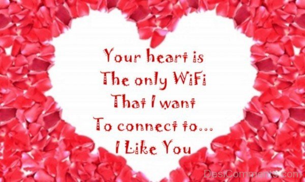 Want To Connect Your Heart I Like You