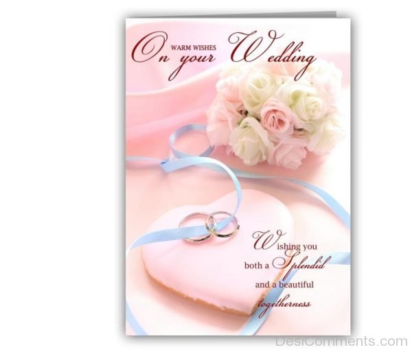 Warm Wishes On Your Wedding