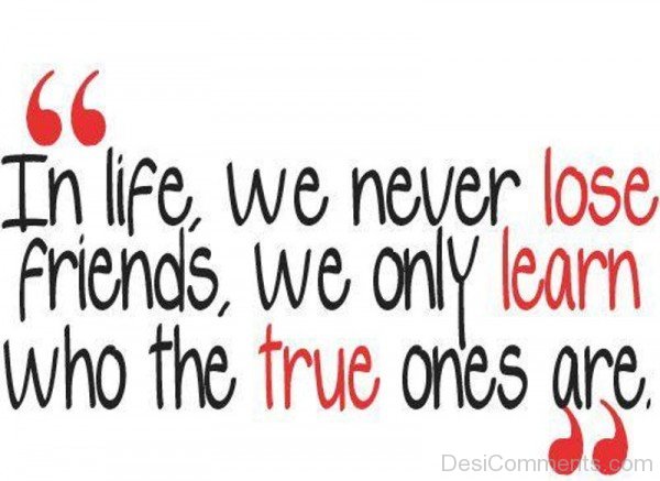 We never lose friends-DC095