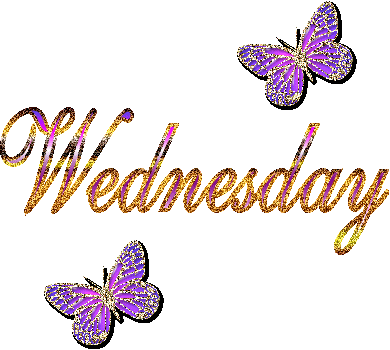 Wednesday glitter butterflies
