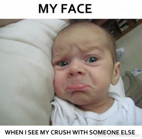 When I See My Crush With Someone