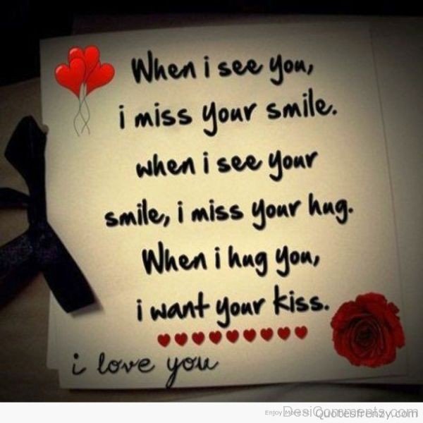 When I See You I Miss Your Smile- Dc 4091