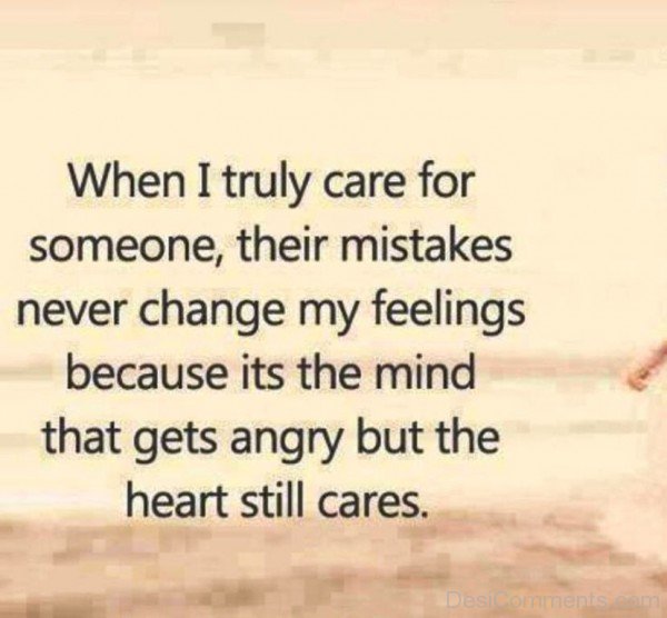 When I Truly Care For Someone