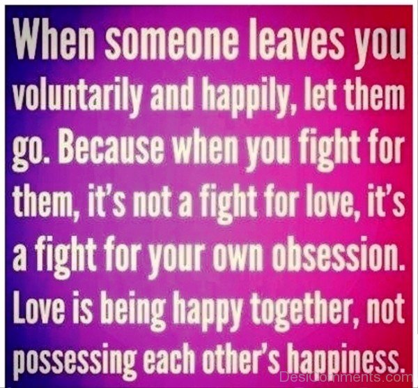 When Someone Leaves You