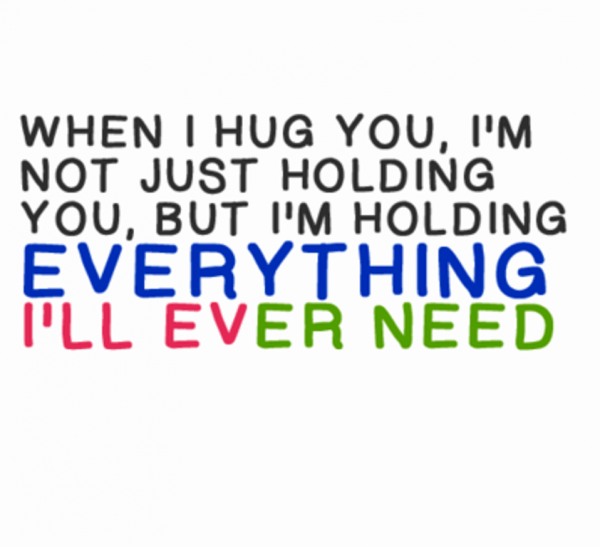 When i hug you im not just holding- dc 77130