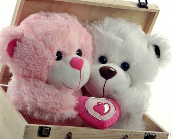 White And Pink Teddy Bears