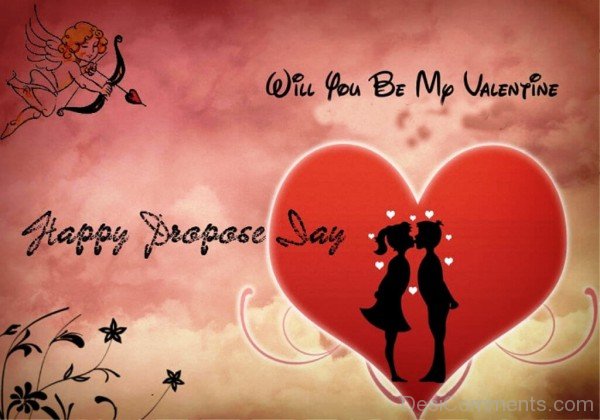 Will You Be My Valentine Happy Propose Day-pol621DESI19