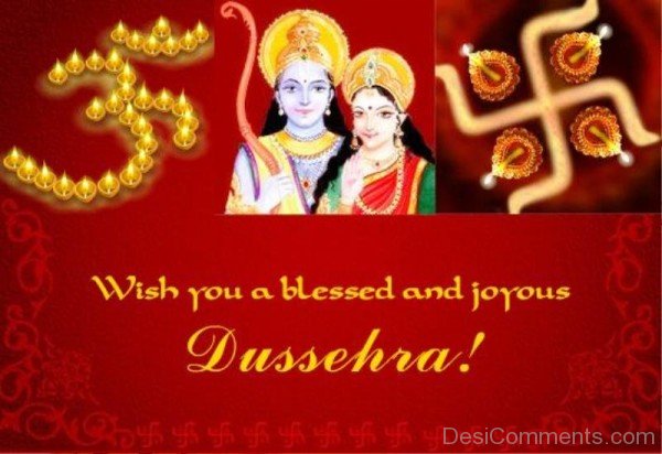 Wish You A Blessed And Joyous Dussehra!-DC0231