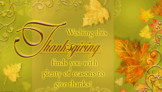 Wishing This Thanksgiving Finds You With Plenty Of Reasons To Give Thanks