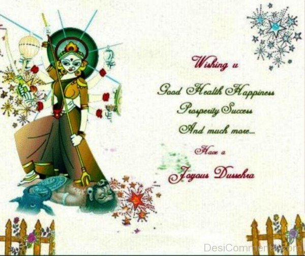 Wishing U Have A Joyous Dussehra