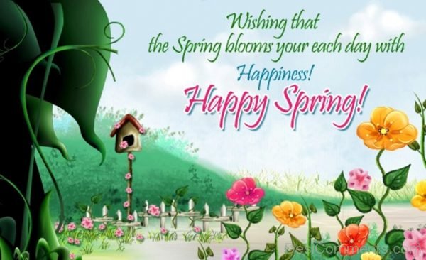 Wishing You A Happiness On Spring