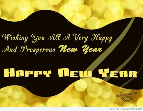 Wishing You A Prosperous New Year