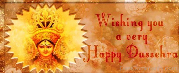 Wishing You A Very  Happy Dussehra-DC0235