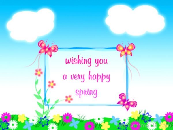 Wishing You A Very Happy Spring Season-DC108