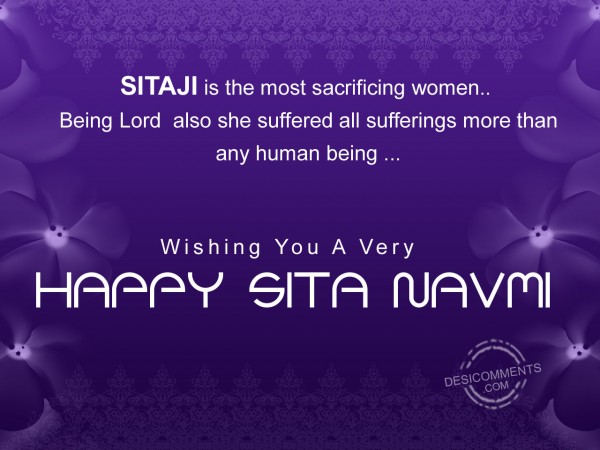 Wishing You A Very Happy Sita Navami