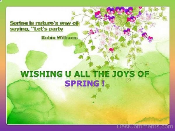 Wishing You All The Joy Of Spring !-DC110