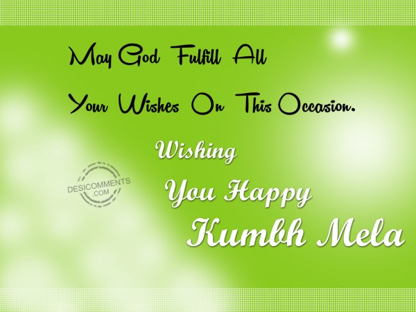 Wishing You Happy  Kumbh Mela