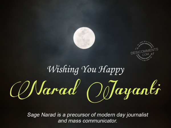 Wishing You Happy Narad Jayanti