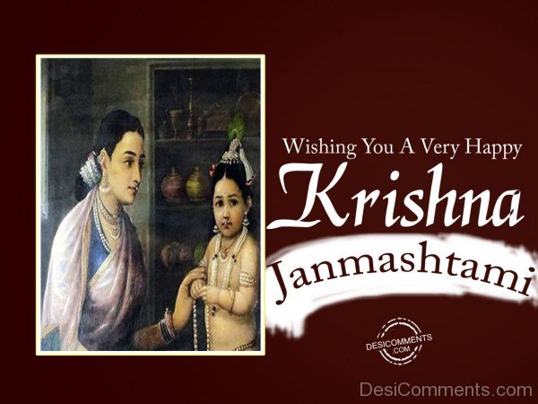 Wishing happy Krishna Janmashtami