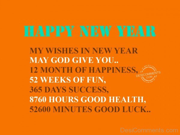 Wishing you happy new year…