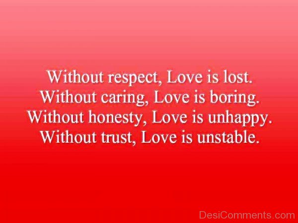 Without Respect,Love Is Lost-ybt531DC06