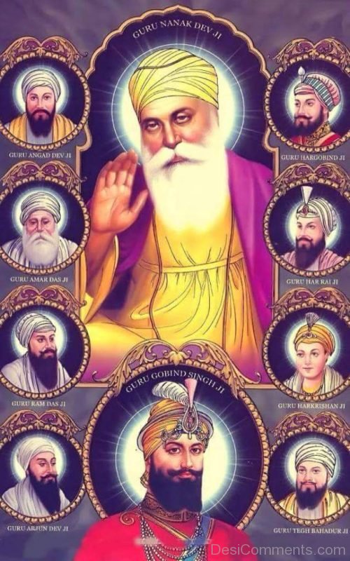 Wonderful Image Of Ten Guru’s