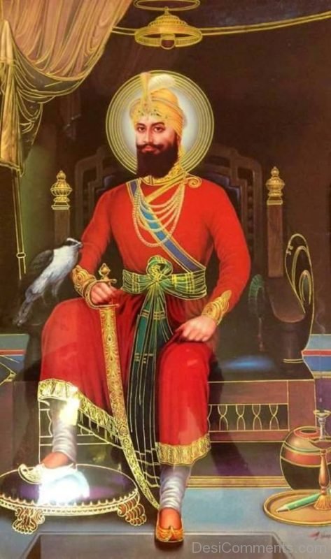 Wonderful Photo Of Guru Gobind Singh Ji-DC166
