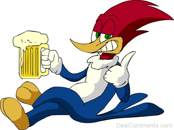 Woody Woodpecker Cheers Up