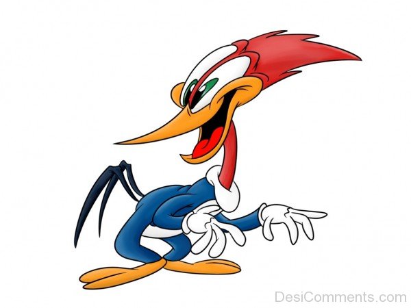 Woody Woodpecker Looks Shocked-DC0038