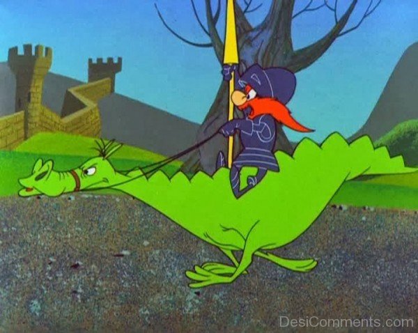 Yosemite Sam On Dino