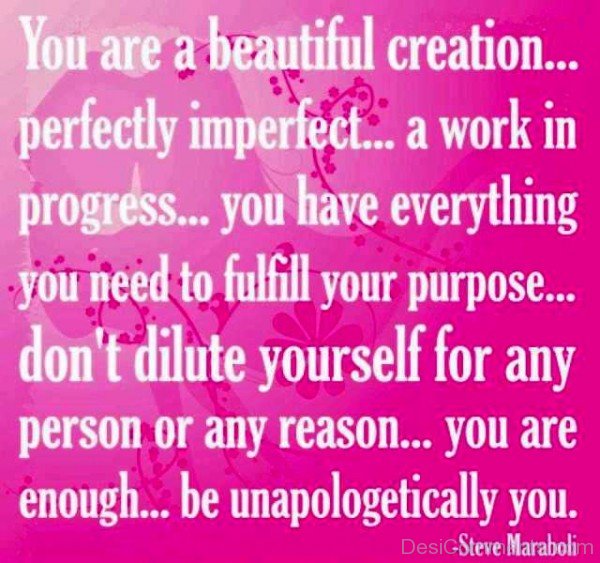 You Are A Beautiful Creation
