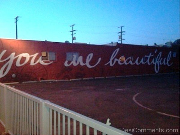 You Are Beautiful Wall Picture-ybe2073DC064