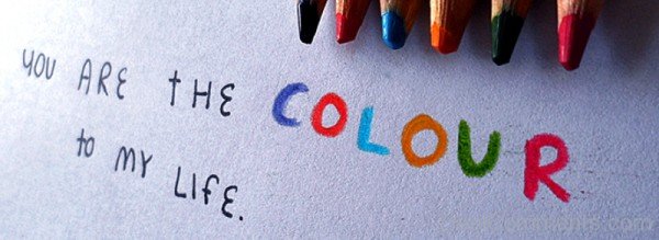You Are Color Of My Life