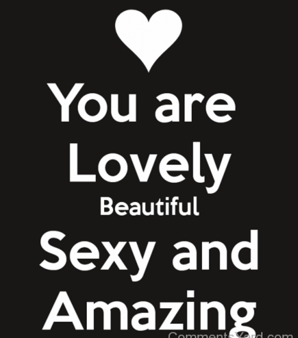 You Are Lovely,Beautiful,Sexy And Amazing 3-DC111
