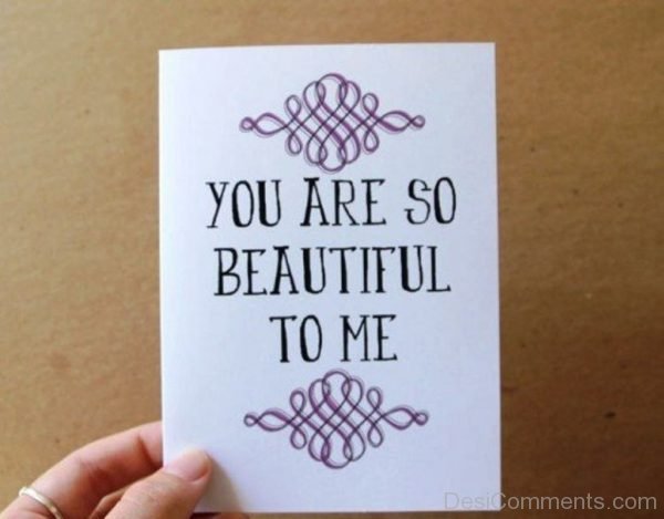 You Are So Beautiful To Me Image