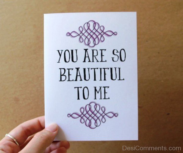 You Are So Beautiful To Me Image-ybe2088DC046