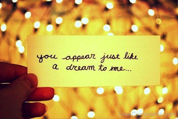 You Can Appear Just Like A Dream To Me-DC06571