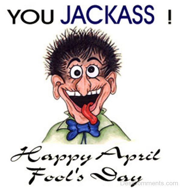 You Jackass - Happy April Fools Day-DC36