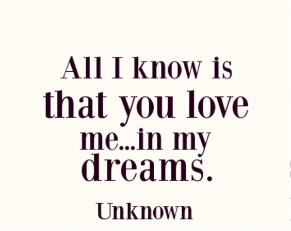 You Love In My Dreams