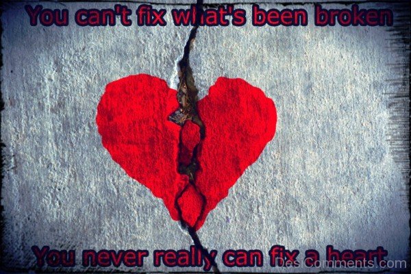 You Never Really Can Fix A Heart