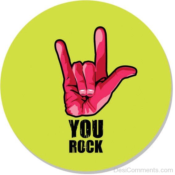 You Rock – Green Background