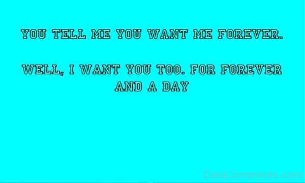 You Tell Me You Want Me Forever-tmy7102desi028