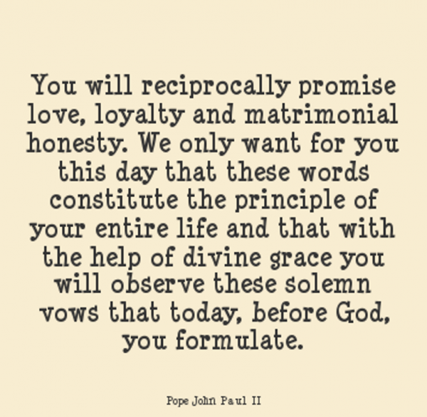 You will reciprocally promise